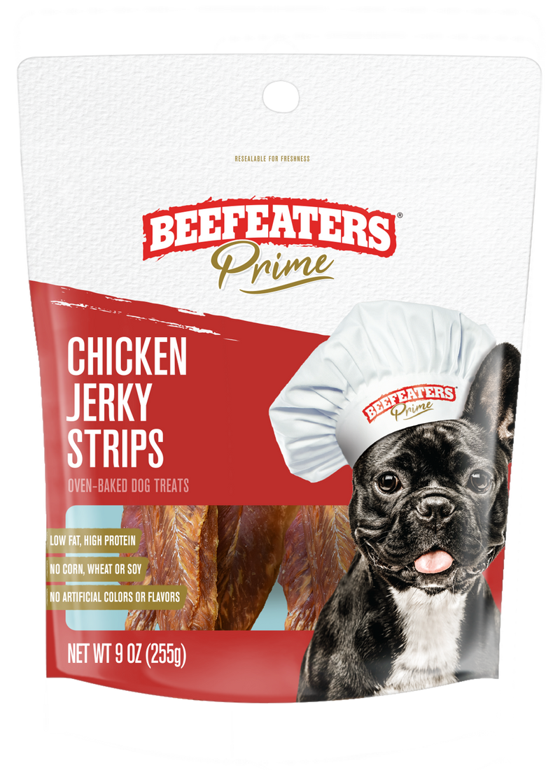 Beefeaters Premio Chicken Jerky Strips 255g. - Premios para Perro