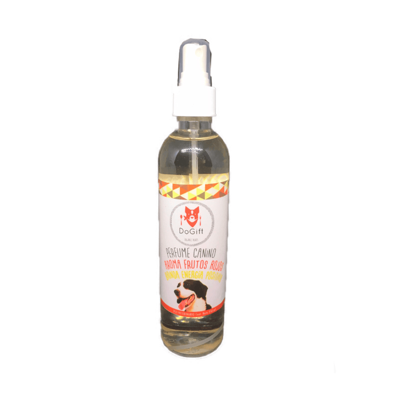 DoGift Perfume Canino Frutos Rojos Energía Positiva 250 ml - Shampoo y Jabón