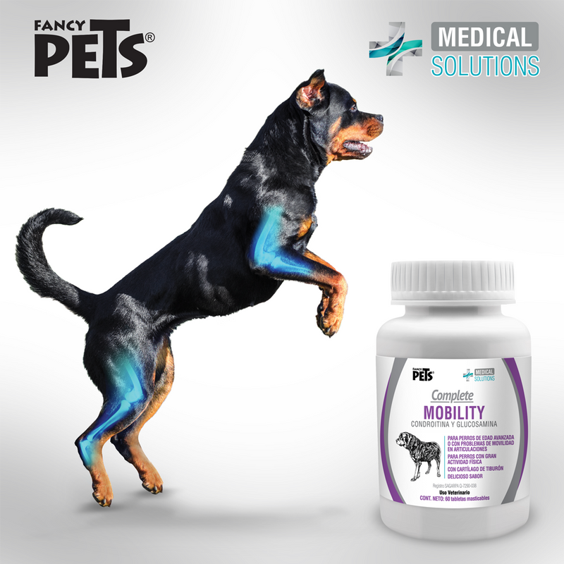 Fancy Pets Tabletas Complete Mobility para Perros - Vitaminas y Suplementos - CORTA CADUCIDAD