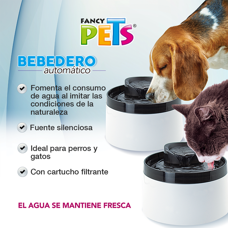 Fuente Bebedero Para Mascotas Agua Fresca Para Perro Y Gato