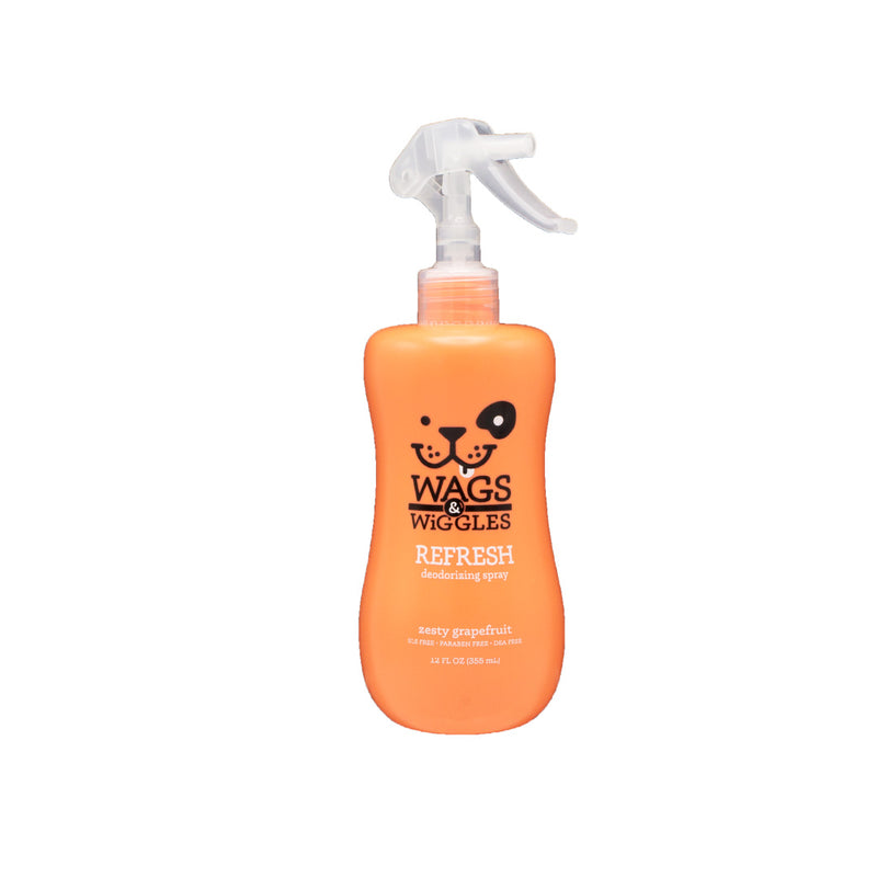 Wags & Wiggles Spray Desodorante Para Perros Aroma A Limpio Y Fresco 355 ml - Shampoo y Jabón