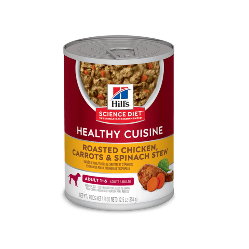 Hill's Science Diet Healthy Cuisine Adult 0.35kg Receta Pollo Rostizado y Vegetales - Alimento Húmedo Adultos