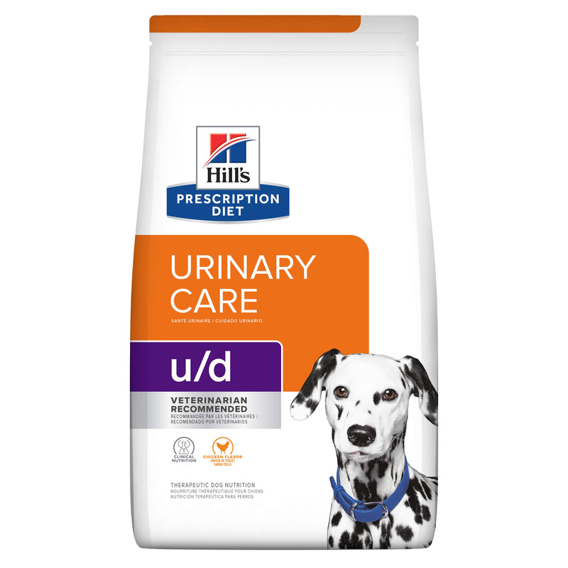 Hill's Prescription Diet u/d Canine Urolitiasis y Enf. Renal en etapa final 3.9kg - Alimento Seco Perro