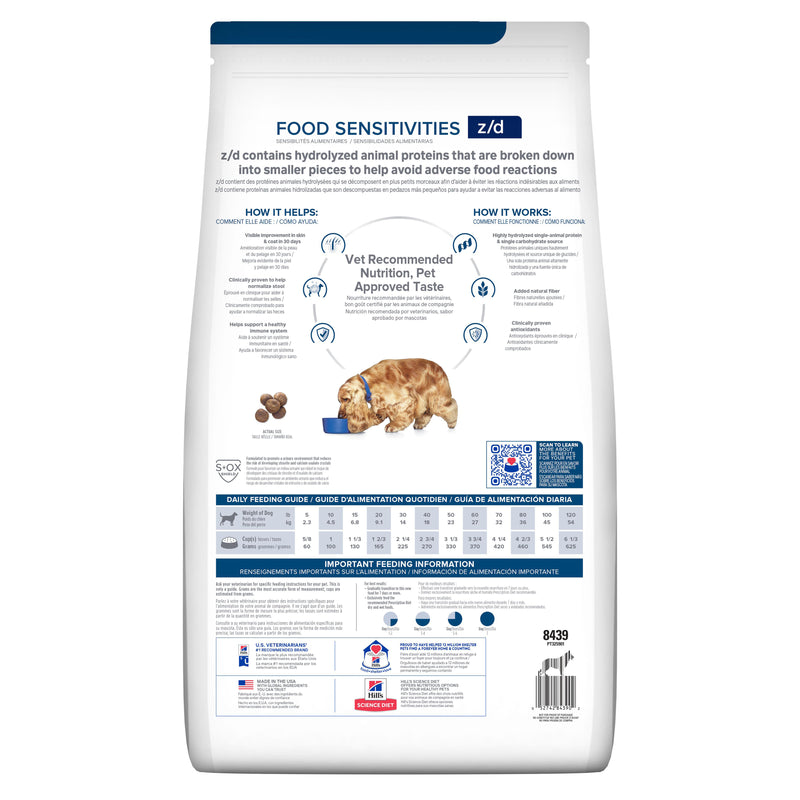 Hill's Prescription Diet z/d Canine Proteína Hidrolizada 8.0kg- Alimento Seco Perro