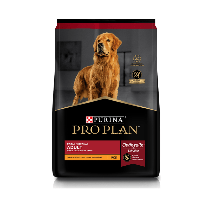 Pro Plan Optihealth Adult Raza Mediana 7.5 kg - Alimento Seco Perro Adulto