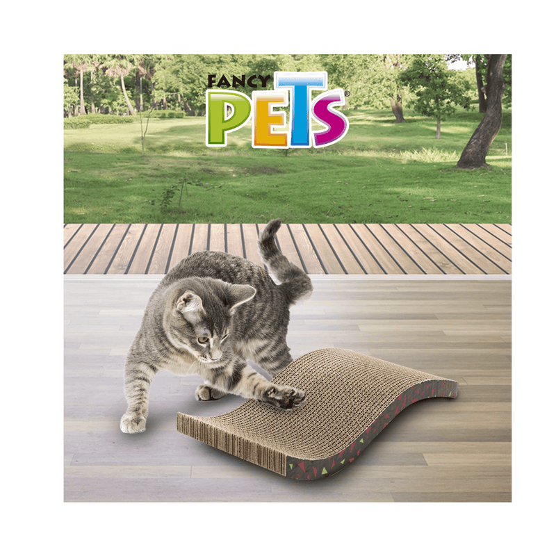 Fancy Pets Rascador de Onda para Gato 44 cm - Juguete Gato