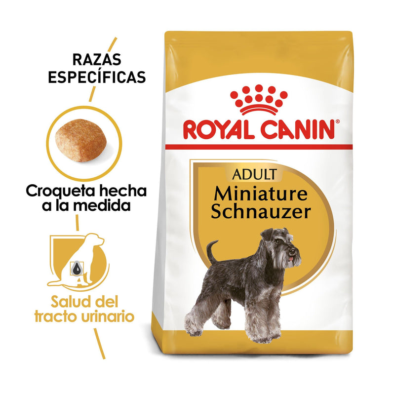 Royal Canin Schnauzer Miniatura Adulto 4.54kg - Alimento Seco Schnauzer Adulto