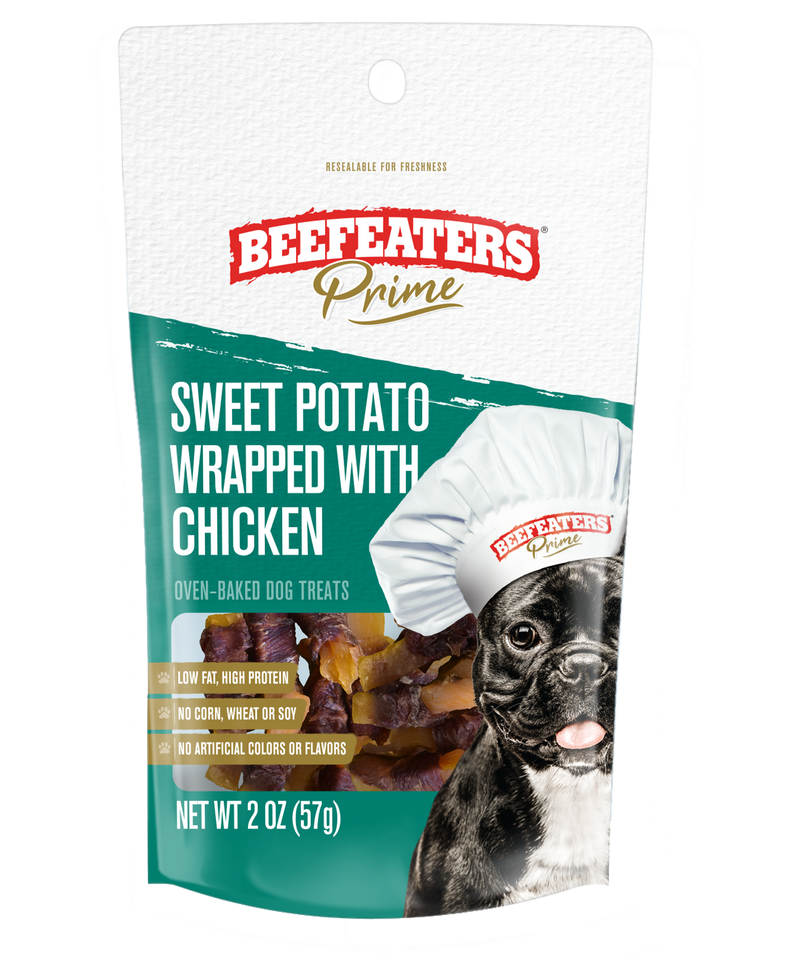 Beefeaters Premio Sweet Potato Wrapped with Chicken 57g. - Premios para Perro