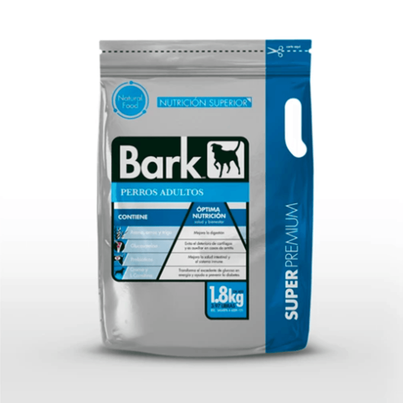 Bark Adulto 1.8kg - Alimento Seco Perro Adulto