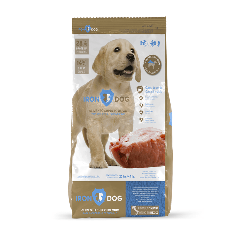 Iron Dog Cachorros 20kg - Alimento para perro