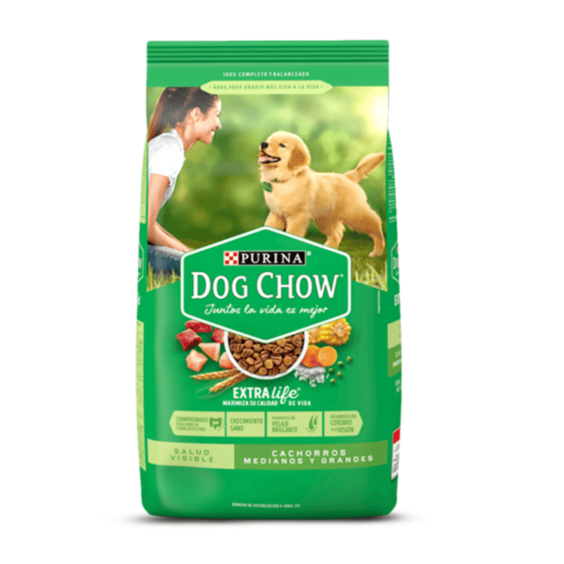 Dog Chow Cachorros Medianos y Grandes 4kg - Alimento para perro