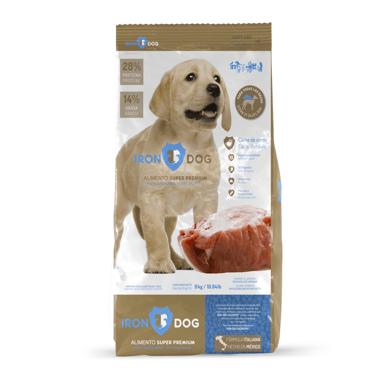 Iron Dog Cachorros 9kg - Alimento para perro