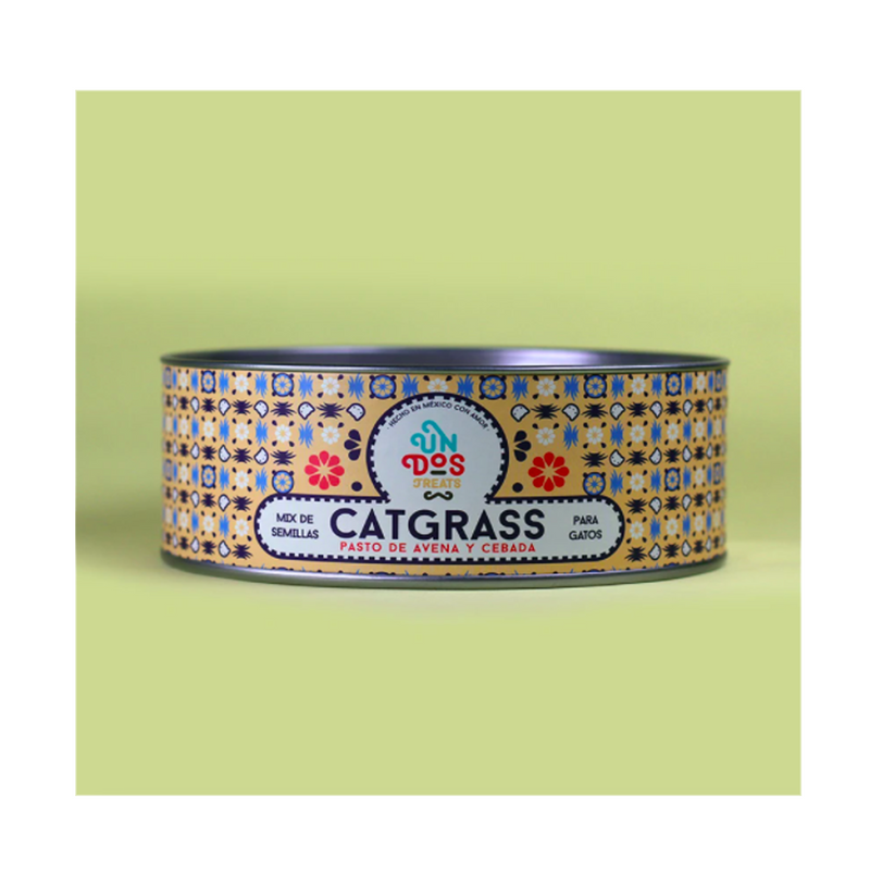 Un Dos Treats Catgrass Mix Avena y Cebada - Premios para gato