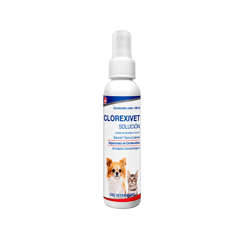 Pet's Pharma Clorexivet Solución 100ml - Cuidado para Perros y Gatos