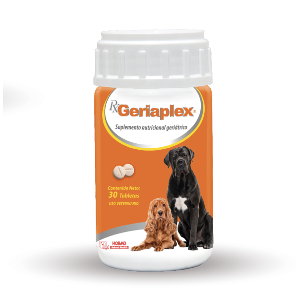 Holland inmunoestimulador Rx Geriaplex 30 tabletas - Cuidado Perros y Gatos
