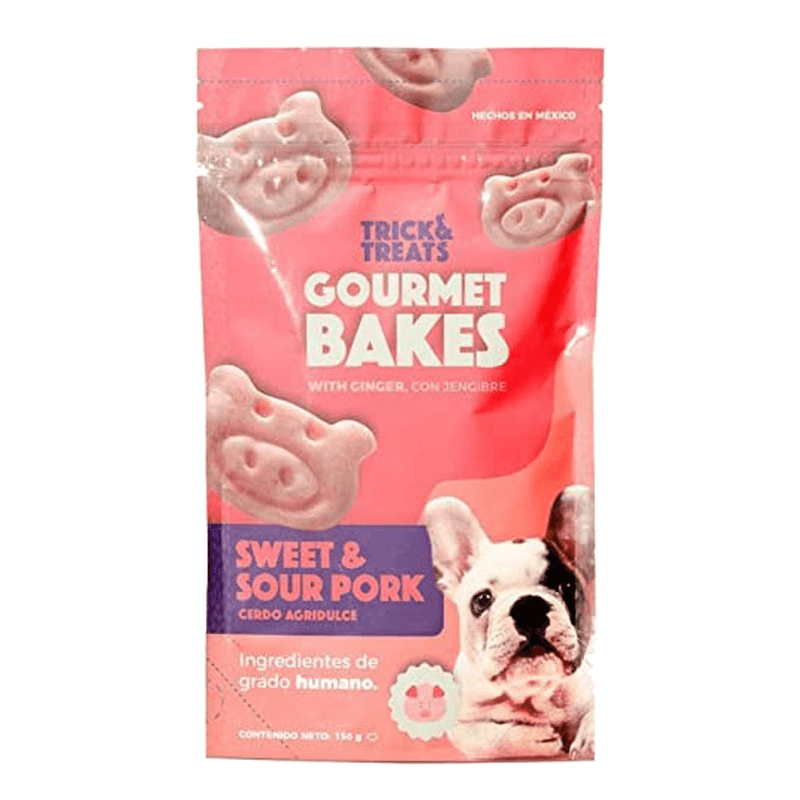Trick & Treats Gourmet Bakes Cerdo Agridulce - Premios para perro