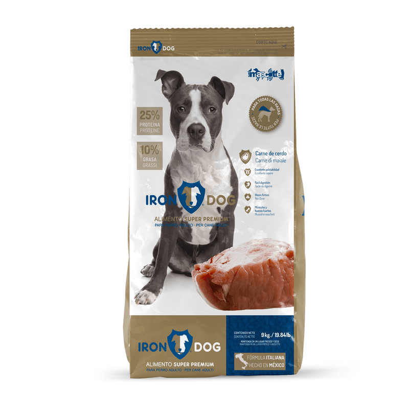 Iron Dog Adultos Mantenimiento 9kg - Alimento para perro