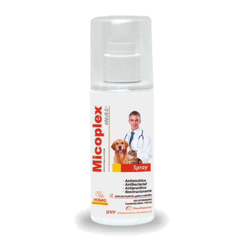 Holland Antimicótico Micoplex Max Spray 150 ml - Cuidado Perros y Gatos
