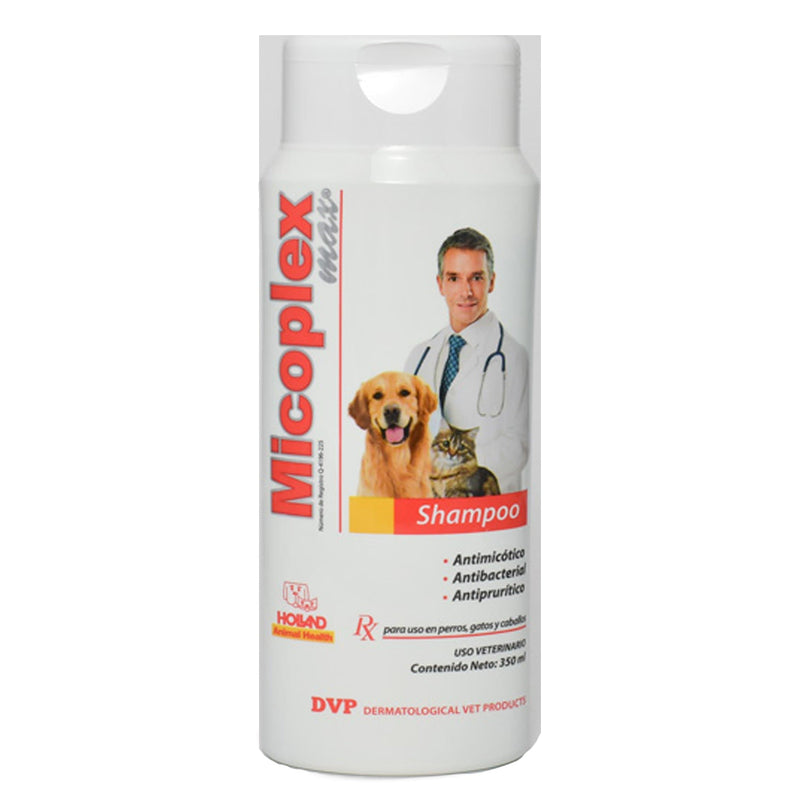 Holland Antimicótico Micoplex Max Shampoo 350ml - Cuidado Perros y Gatos