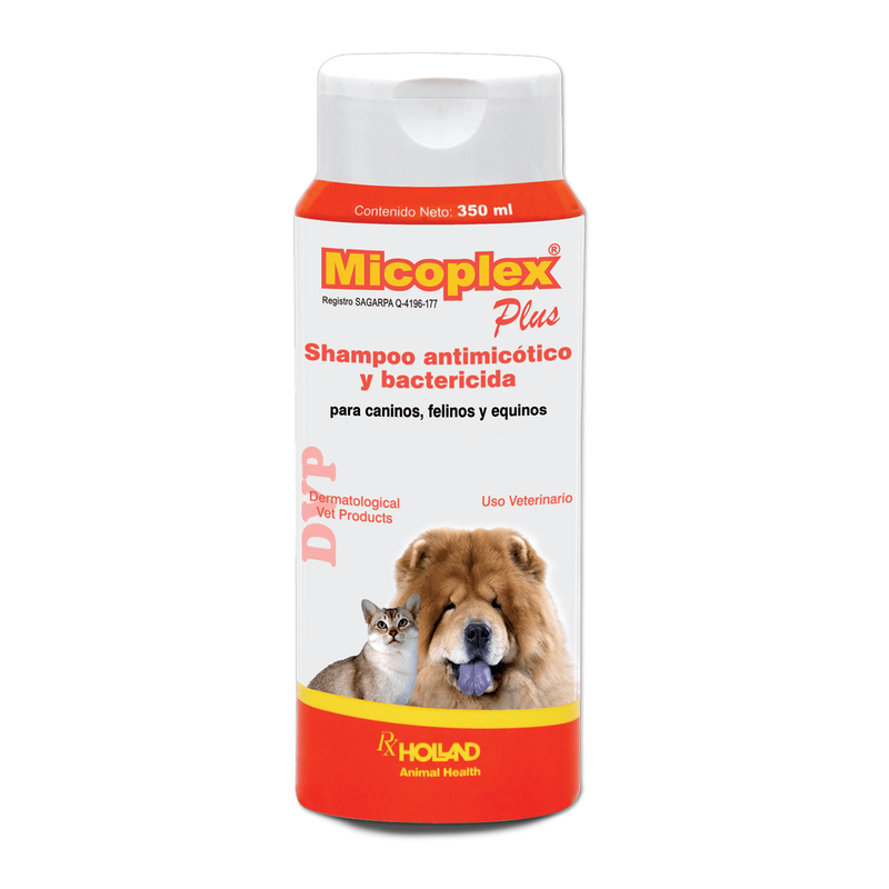 Holland Shampoo Antimiocotico Micoplex Plus 350ml - Cuidado Perros y Gatos