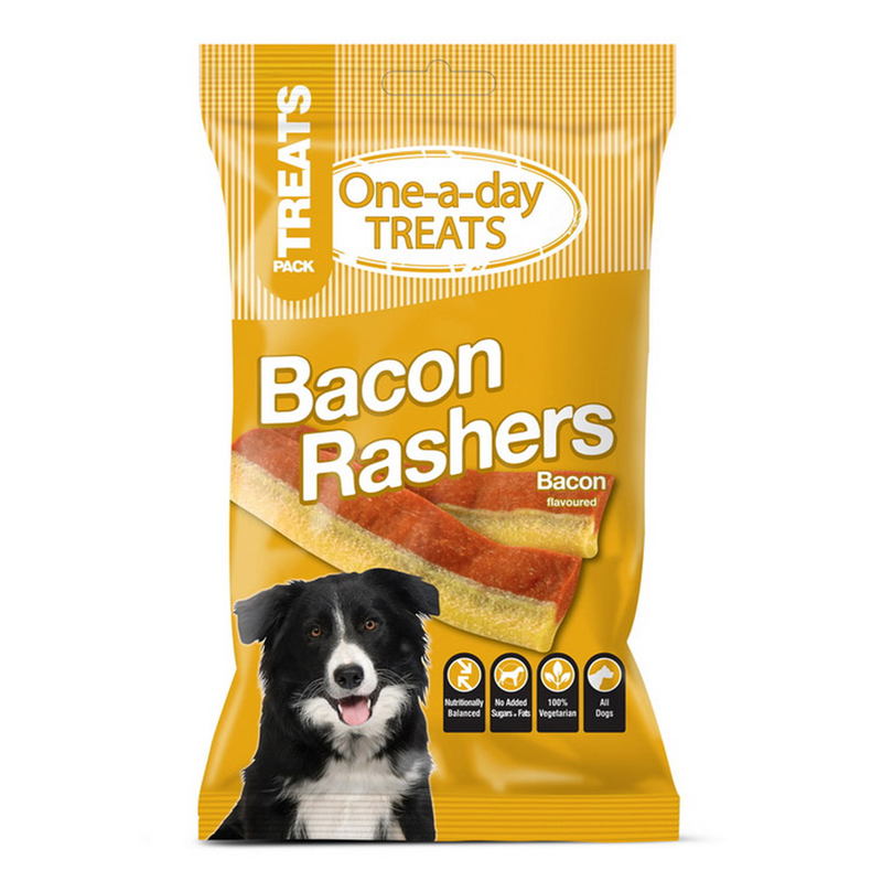 One-a-day Treats Bacon Rashers 6 Pack - Premios para perro