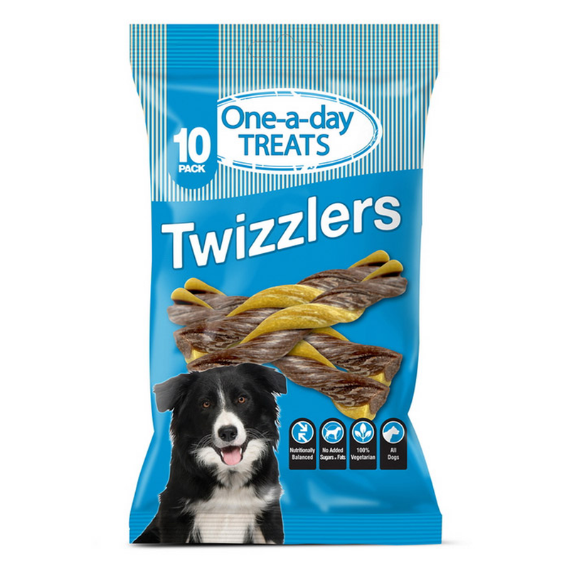 One-a-day Treats Twizzlers 10 Pack - Premios para perro