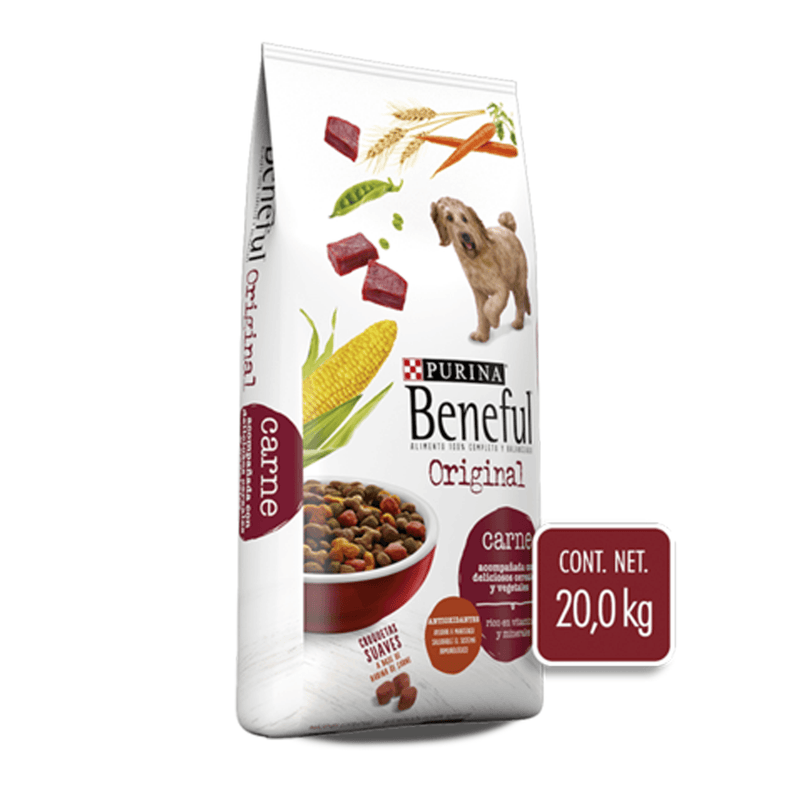 Beneful Original Adulto Carne 20kg - Alimento para perro