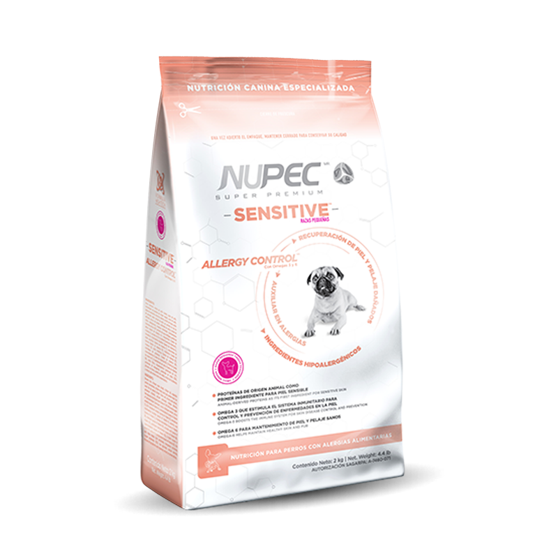 Nupec Sensitive Allergy Control Raza Pequeña 8kg - Alimento Seco Perro Raza Pequeña