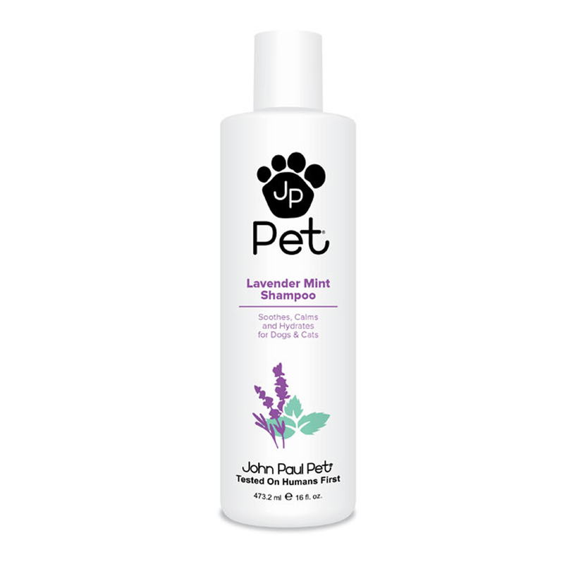 John Paul Pet Shampoo Relajante de Lavanda y Menta para Perros y Gatos 16oz - Shampoo y jabón
