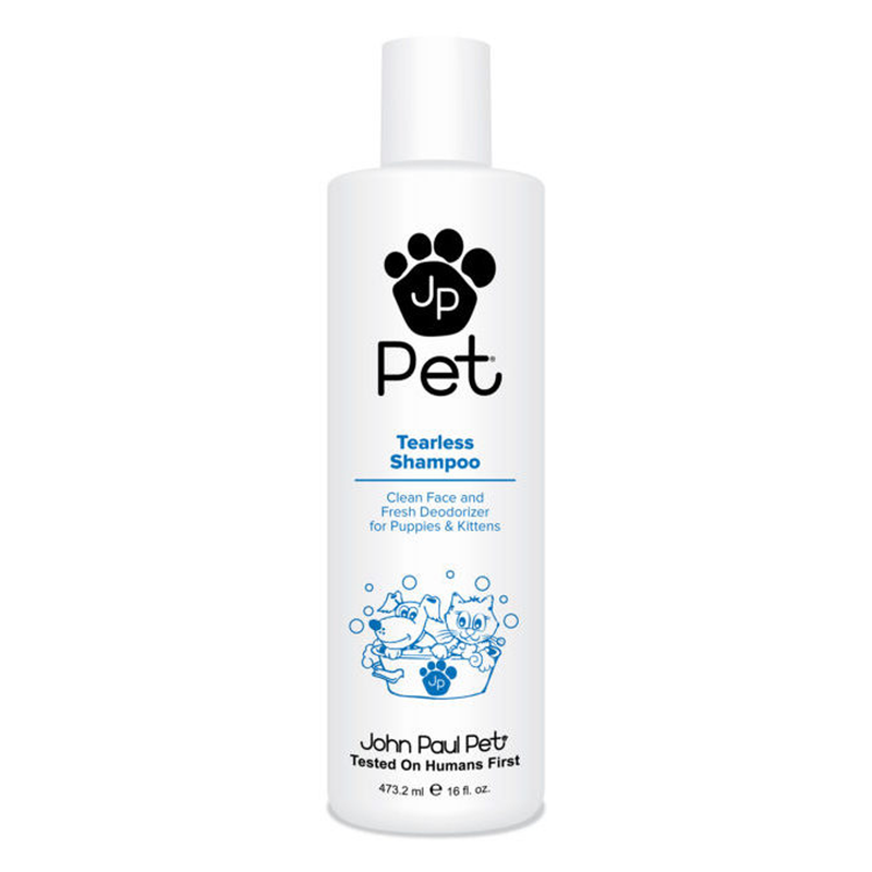 John Paul Pet Shampoo Sin Lagrimas para Cachorros y Gatitos 16oz - Shampoo y jabón