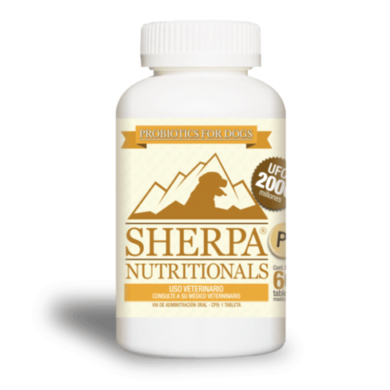 Sherpa Probioticos para Perros y Gatos 60 tabletas - Vitaminas y Suplementos
