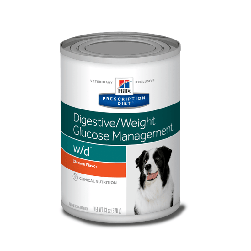 Hill's Prescription Diet w/d Canine Sobrepeso Lata 370g - Alimento Húmedo para Perro