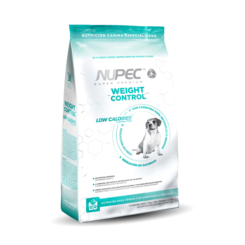 Nupec Weight Control 15kg - Alimento Seco Perro Adulto Raza Grande y Mediana
