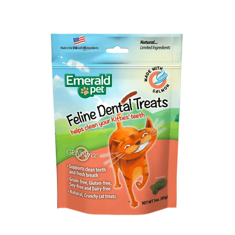 Emerald Pet Feline Dental Treats Salmón 85g - Premios para gato
