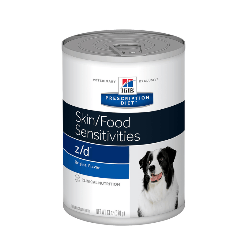 Hill's Prescription Diet z/d Canine Proteína Hidrolizada Lata 370g - Alimento Húmedo para Perro